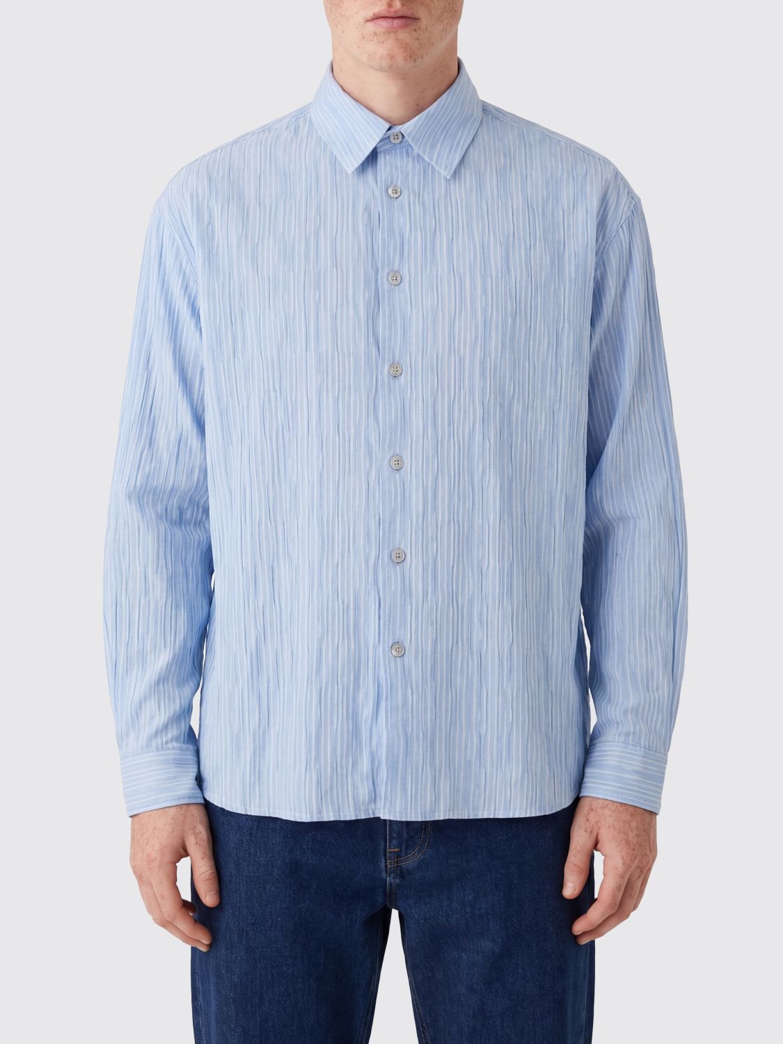 Shirt Men color Blue