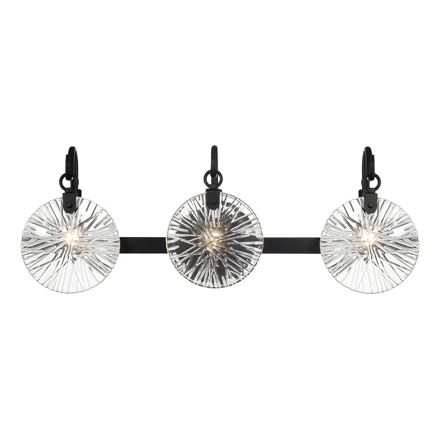 Addison 3-Light Bathroom Vanity Light in Matte Black