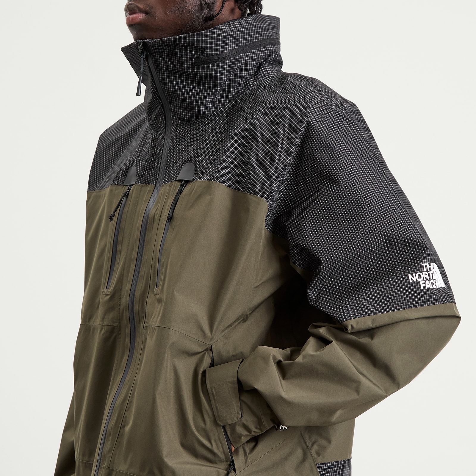 Men's HKE Devils Thumb Gore-Tex Jacket New Taupe Green/Tnf Black