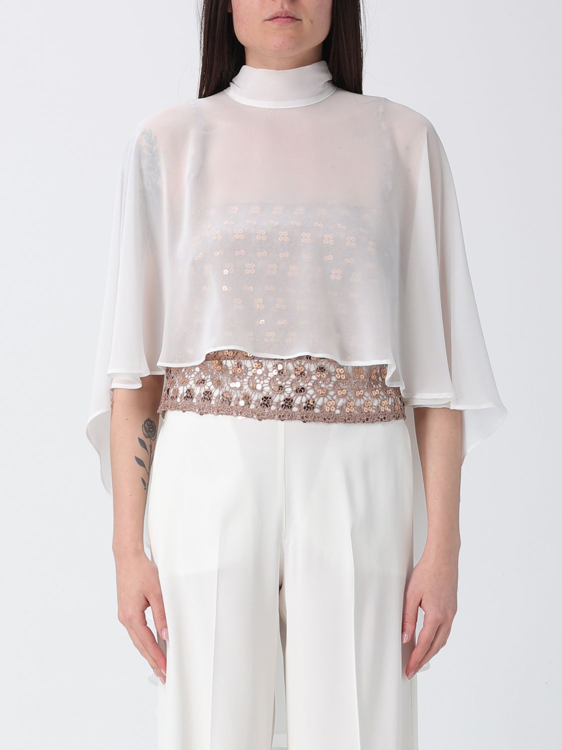 Top Woman color Black