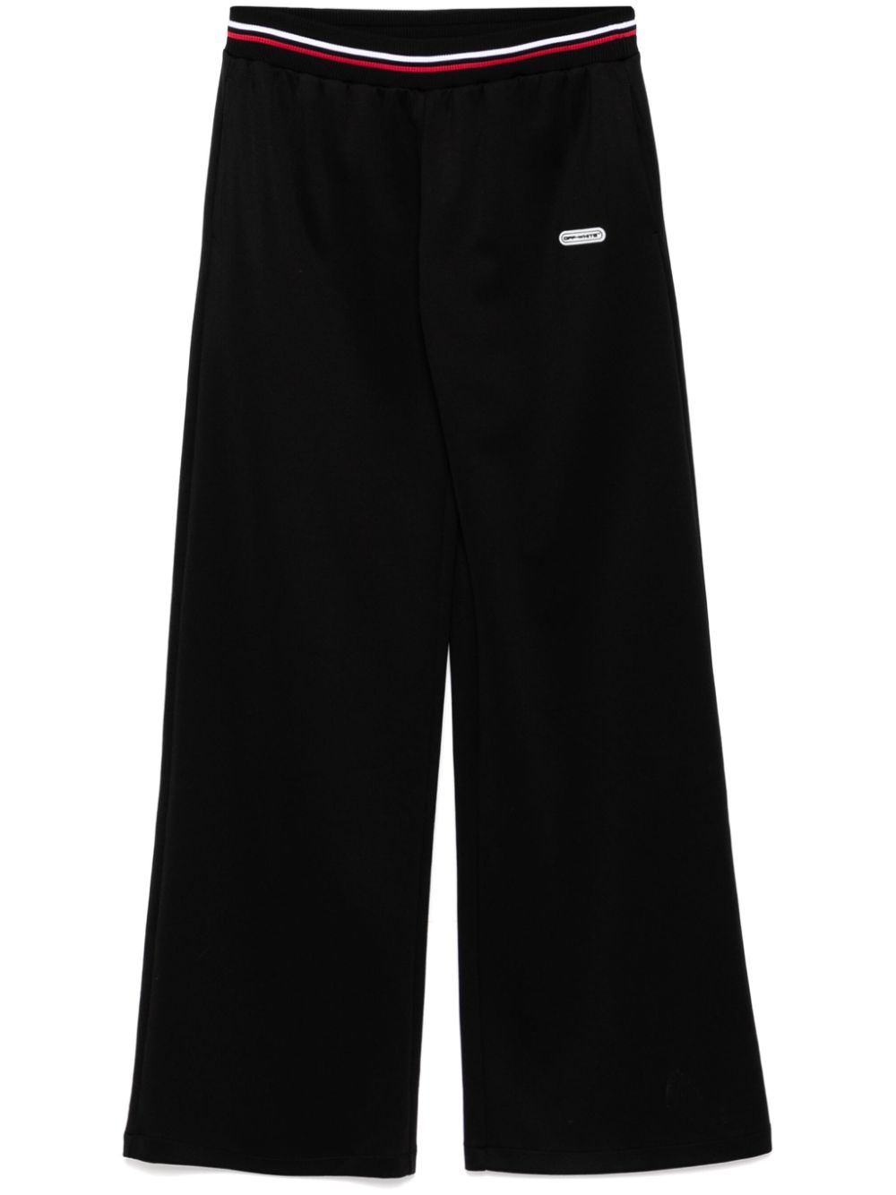 Stripe detail pants - Black