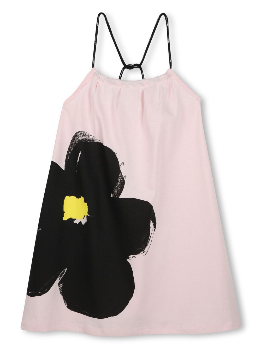 Flower-print mini dress - Pink