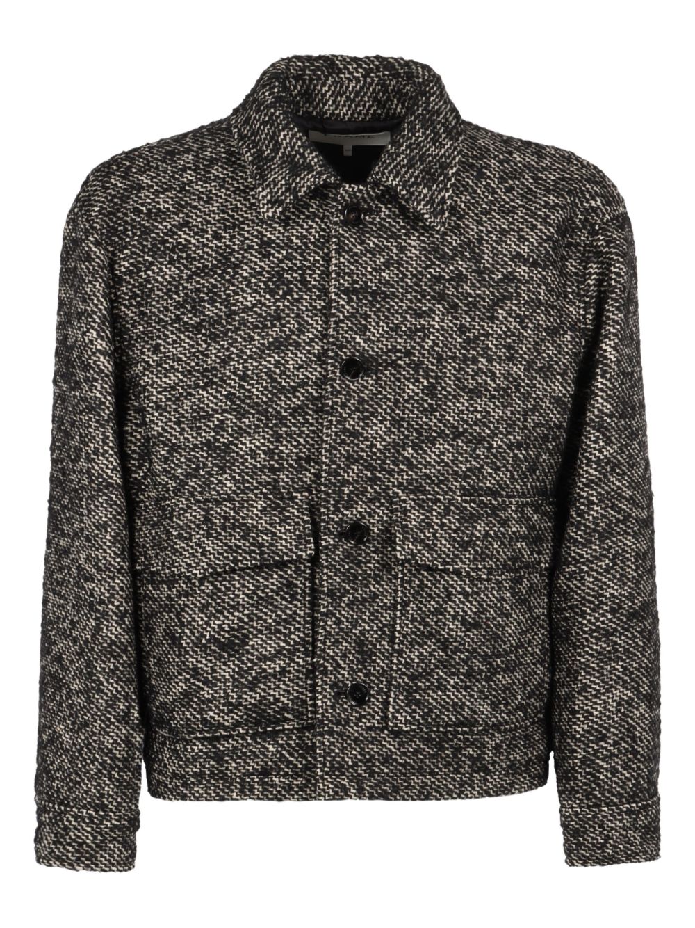 Mélange-effect jacket - Grey