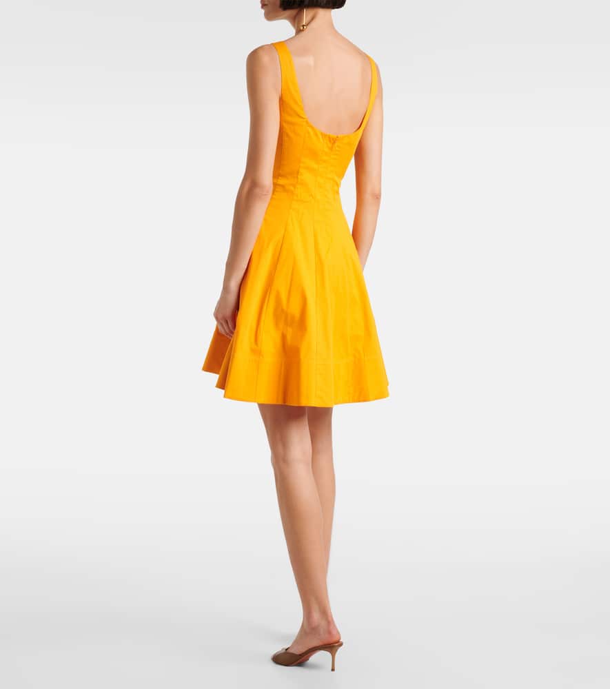 Staud Wells cotton poplin minidress