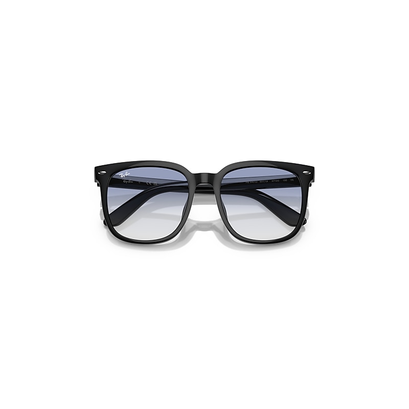 Ray-Ban Rb4401d Sunglasses Black Frame Blue Lense