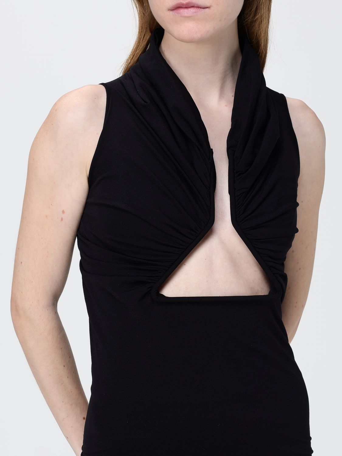 Top Woman color Black