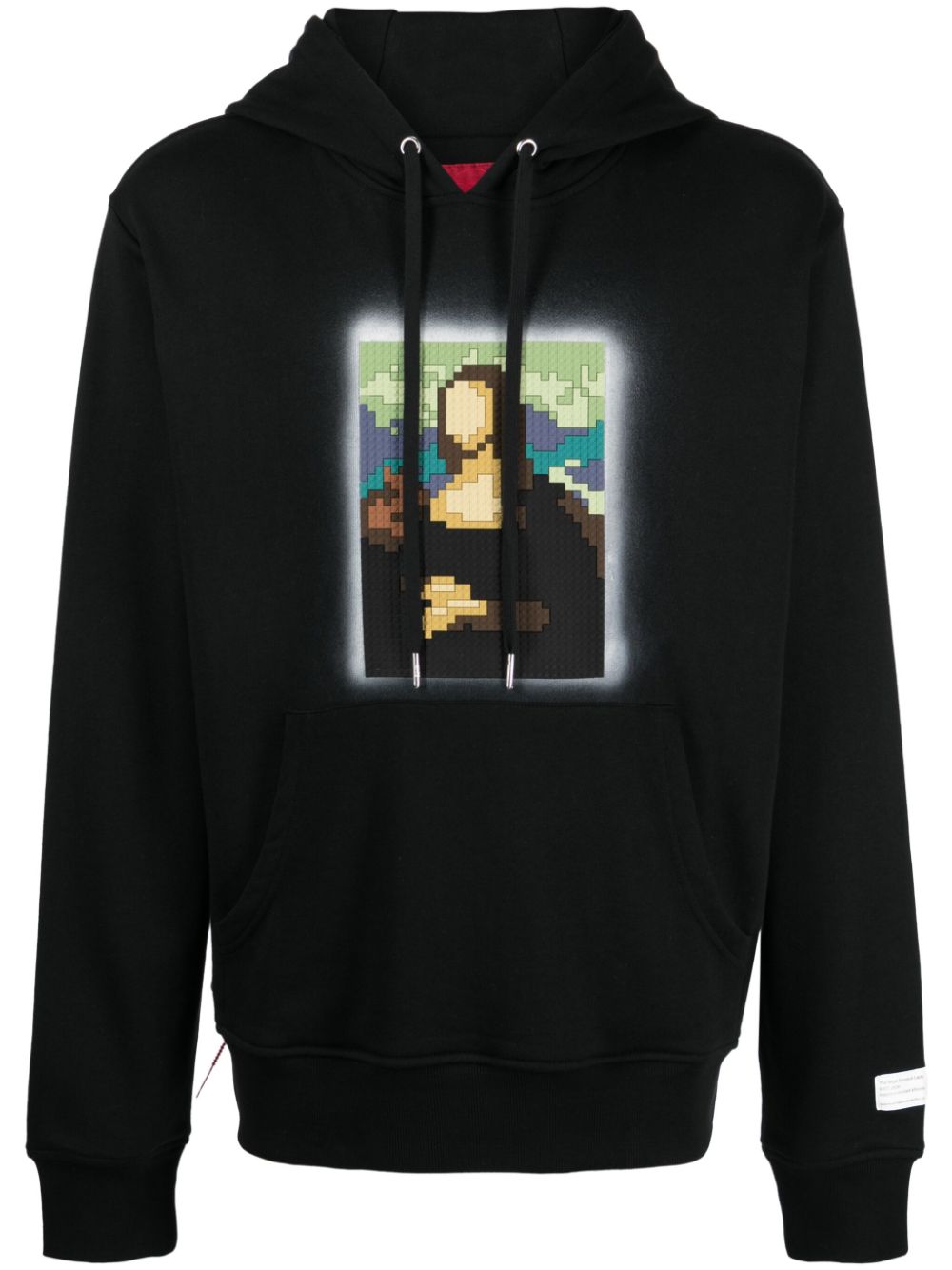 The Most Famous Lady graphic-print cotton hoodie - Black