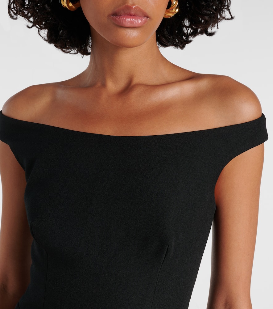 Bree draped midi dress
