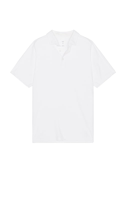 Rhone Regatta Pique Polo in White. -  S also in