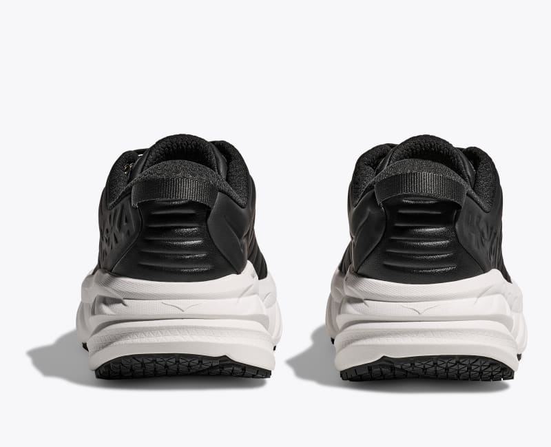 HOKA Men's Bondi SR Shoes in Carbon Black/White