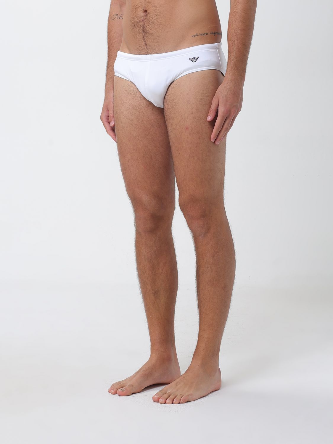 Swimsuit Men color White