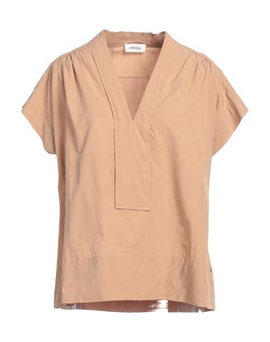 Woman Top Camel Size 4 Cotton