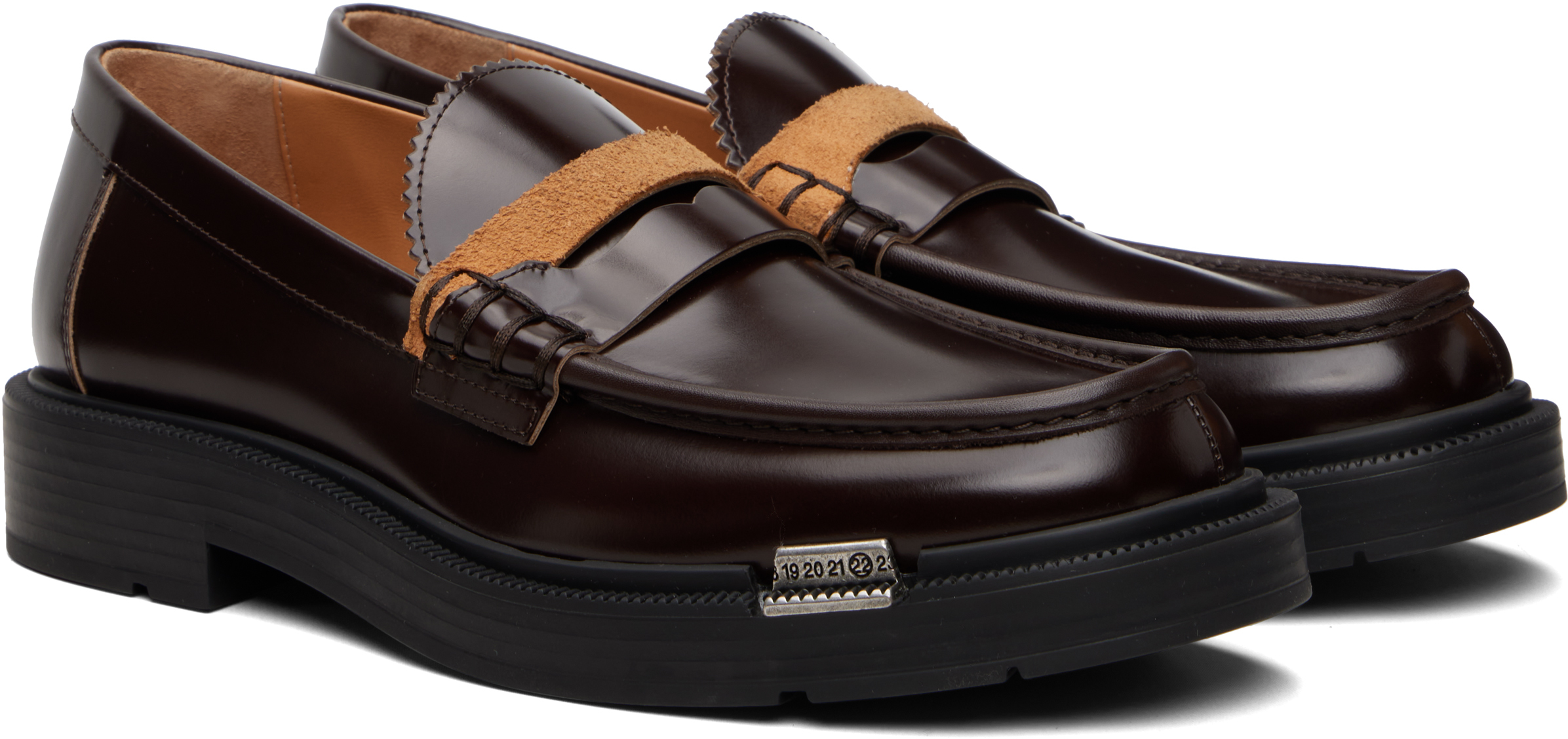 Brown Décortiqué Loafers