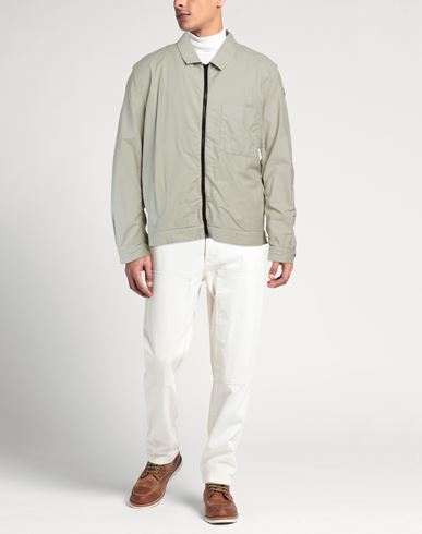 Man Jacket Light grey Size XL Cotton
