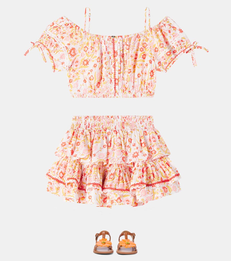 Bonny floral crop top