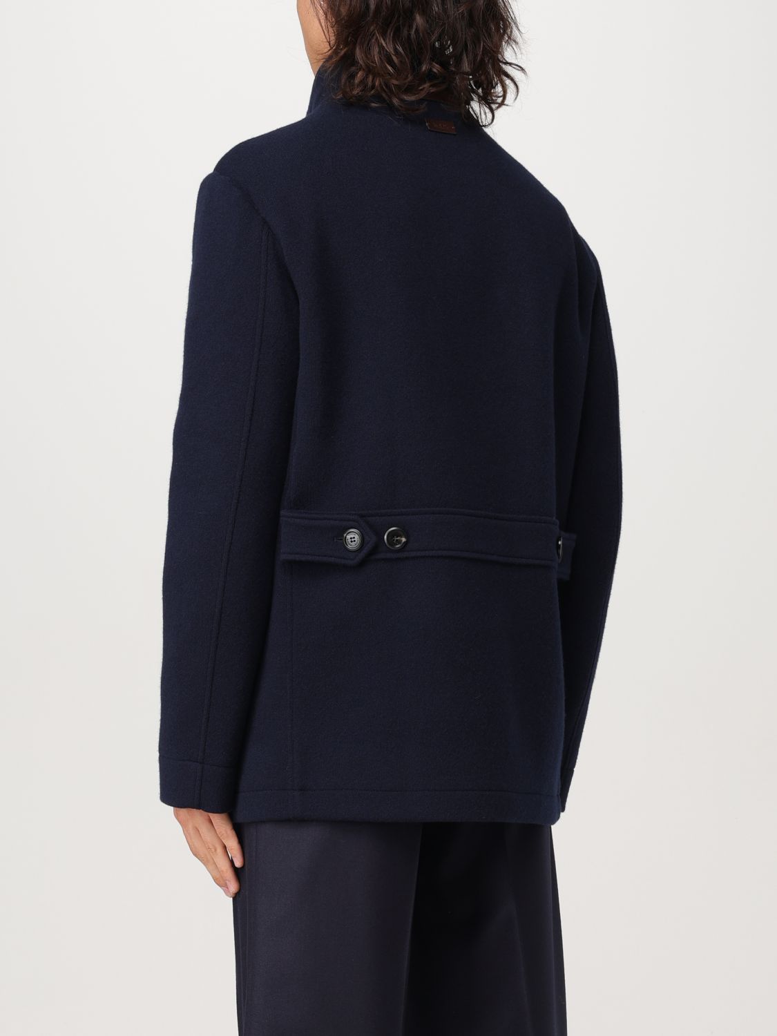 Zip-fastening jacket - Blue