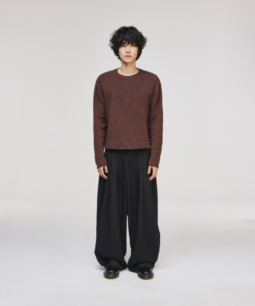 Cropped Rolling Round Knit