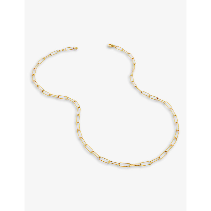Womens Gold Alta 18ct Yellow Gold-plated Vermeil Recycled Sterling-silver Necklace 1SIZE