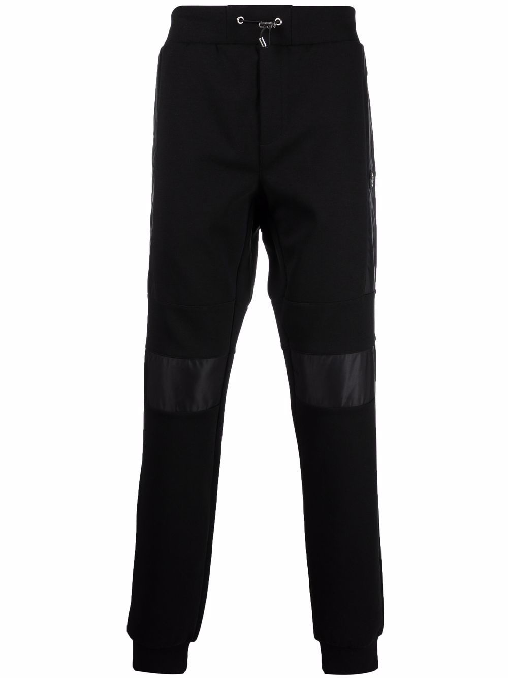 Drawstring-waist cotton track trousers