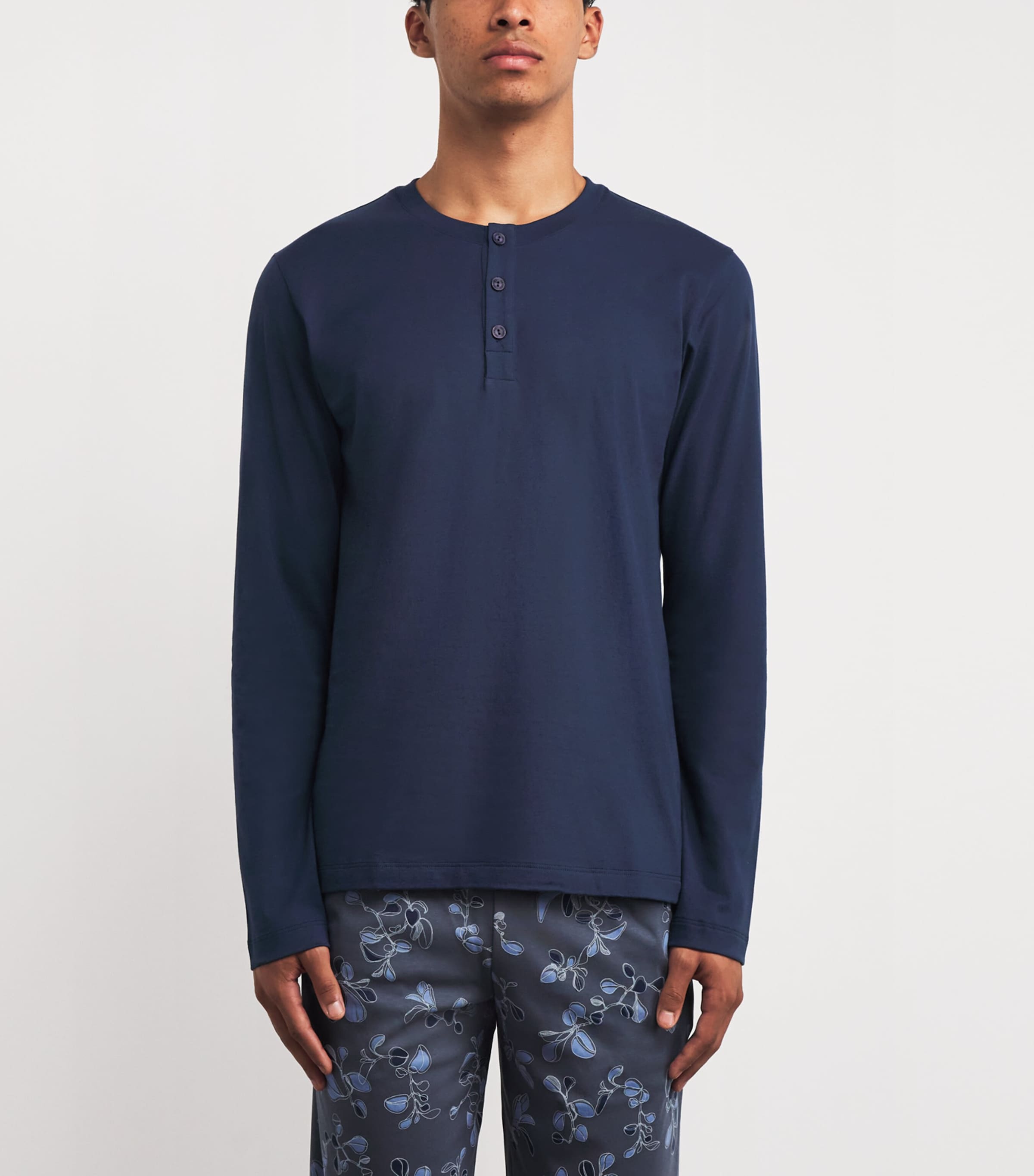 Cotton Night & Day Living Henley Shirt