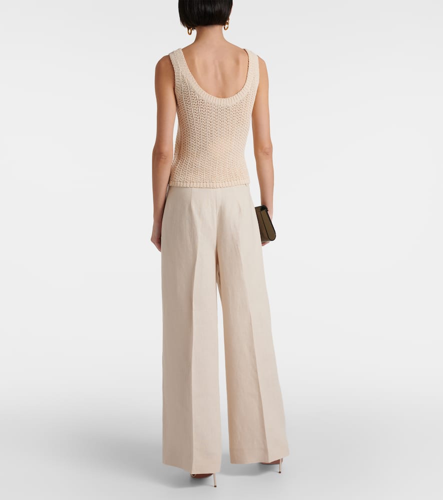 Arrigo knit cotton-blend tank top