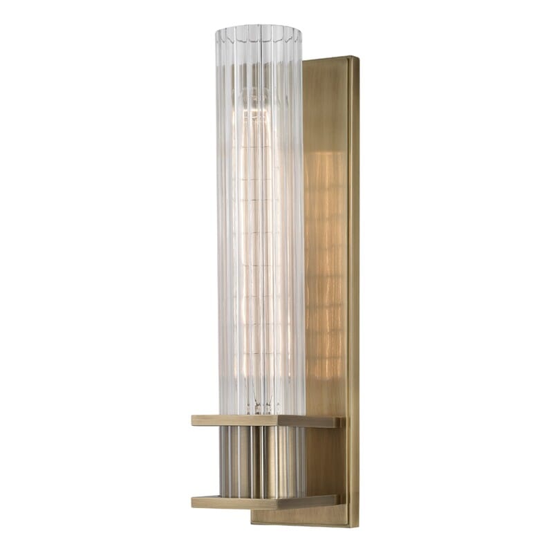 Sperry 13" Wall Sconce in Aged Bra