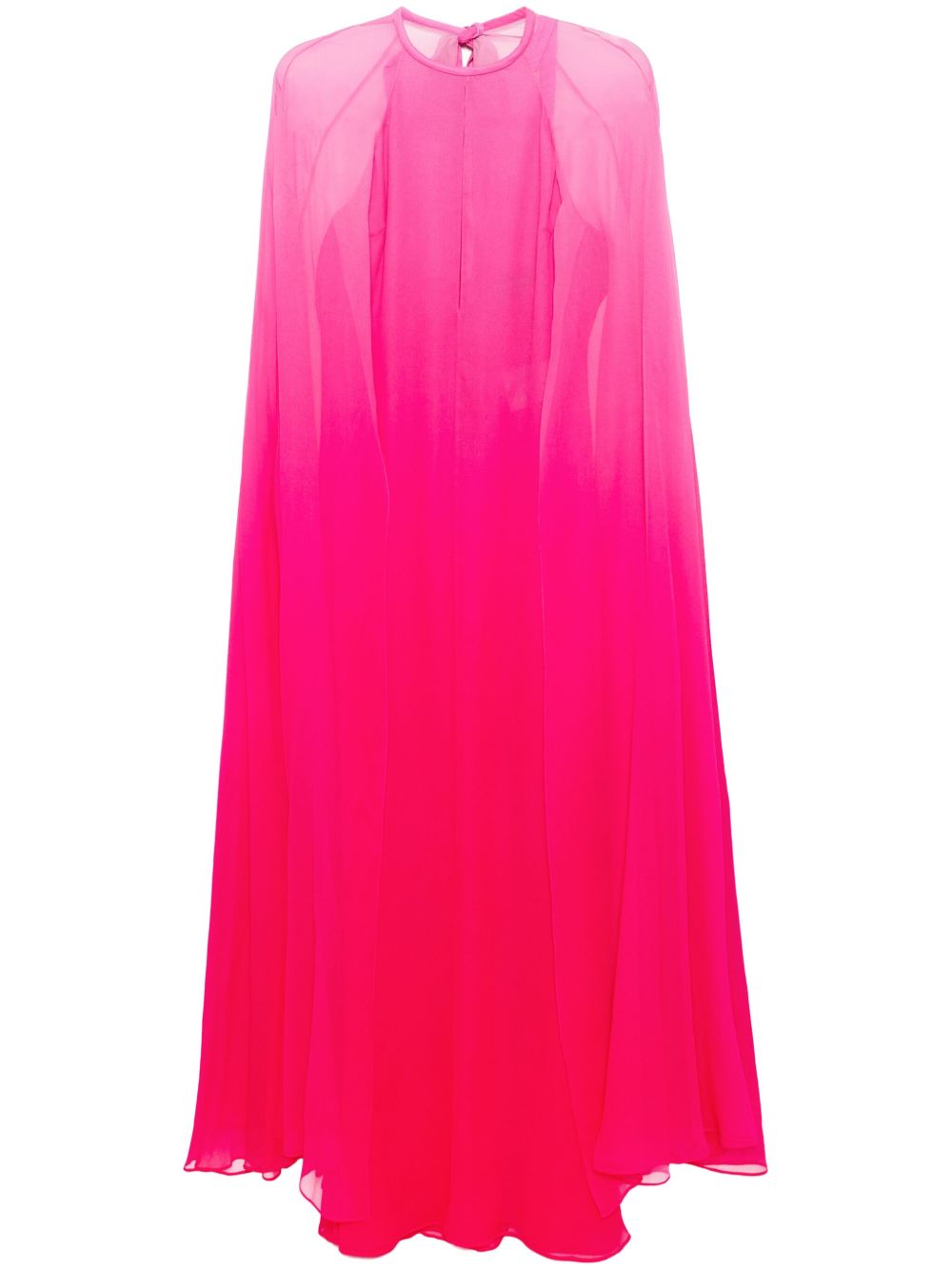 Georgette maxi dress - Blue