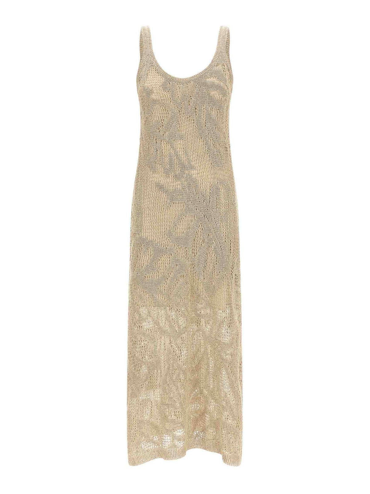Crochet Dress Dresses Beige