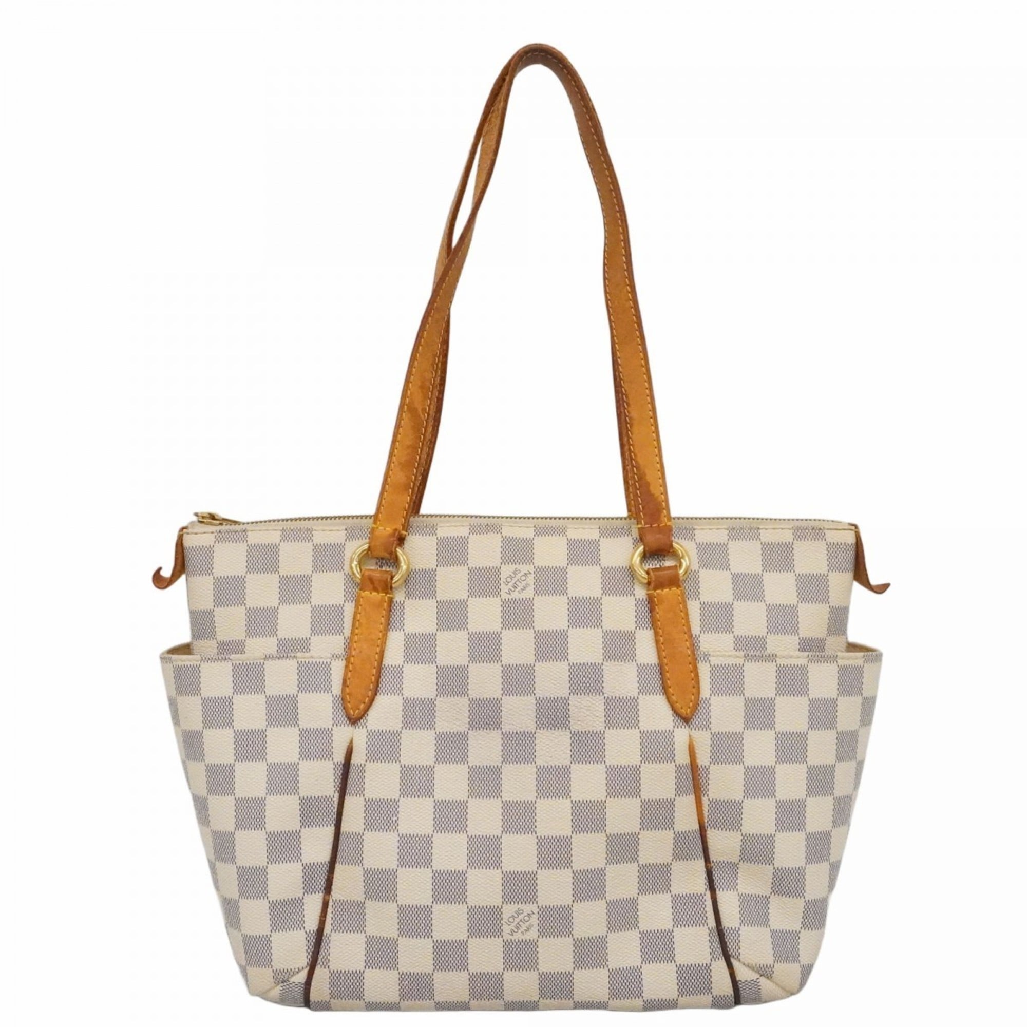 Louis Vuitton White Tote Bag Pre-Owned