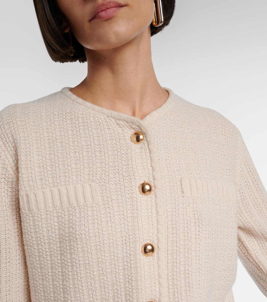 Wool and cashmere cardigan