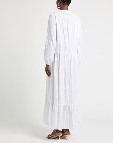 Woman Maxi dress White Size M Cotton