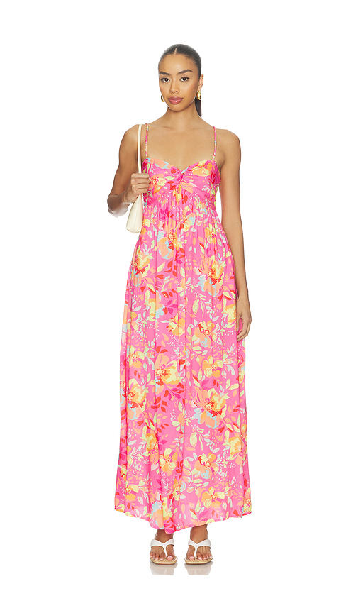 BEACH RIOT Juliette Dress in Fuchsia. XS. Also in S, M