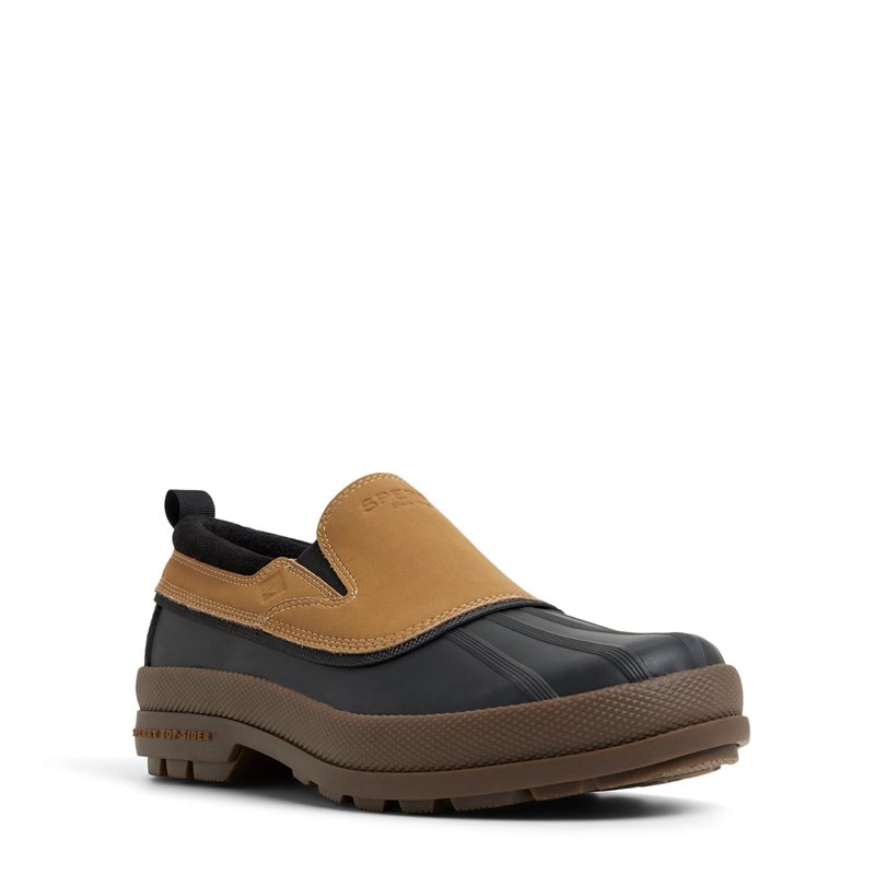 Men's Cold Bay Waterproof Duck Boots (BROWN)