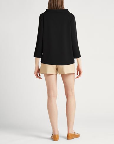 Woman Top Black Size 6 Polyester, Viscose, Elastane