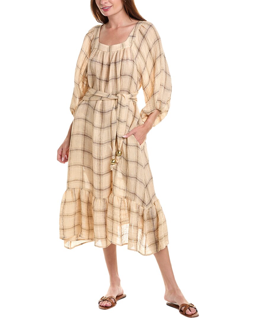 Laure Linen-Blend Maxi Dress