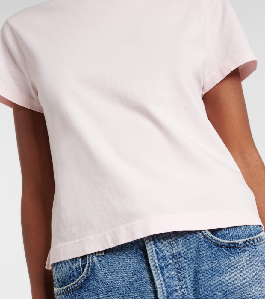 Agolde Adine Shrunken cotton jersey T-shirt