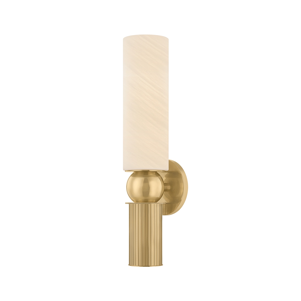 Vintage Brass Wall Sconce from the Ronda Collection