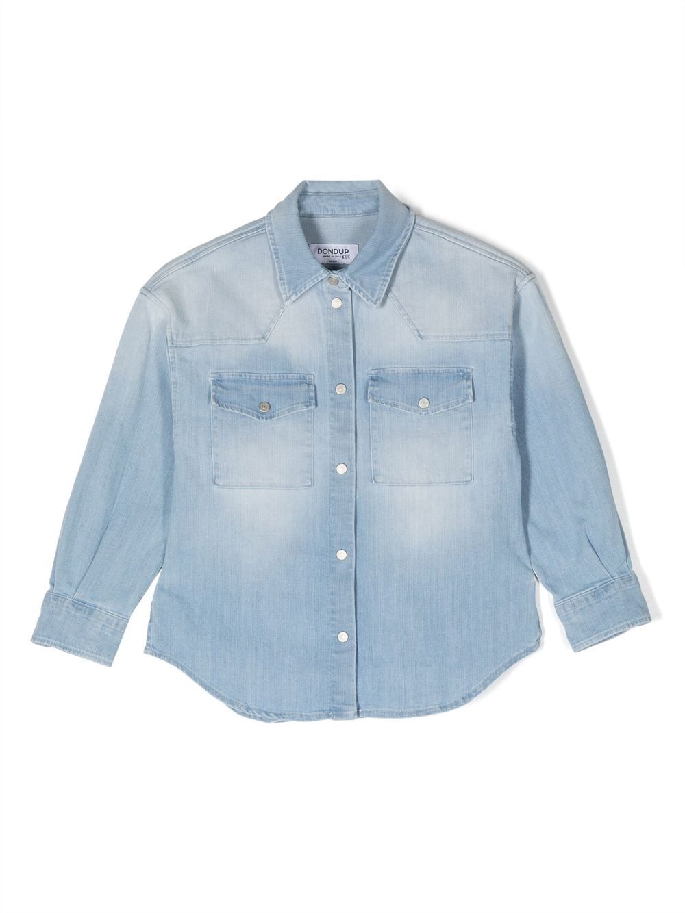 Long-sleeve denim shirt - Blue