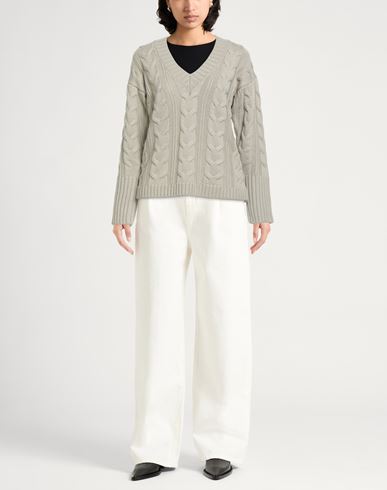 Woman Sweater Grey Size L Merino Wool