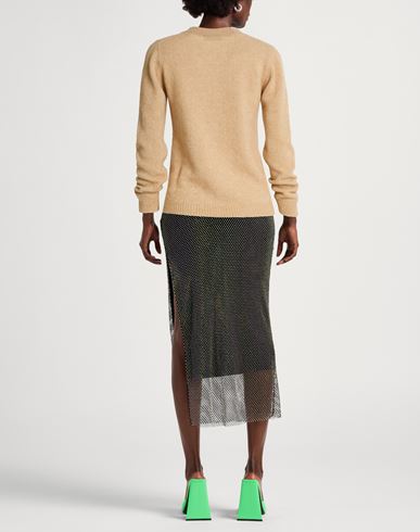 Woman Sweater Camel Size 8 Virgin Wool, Polyamide