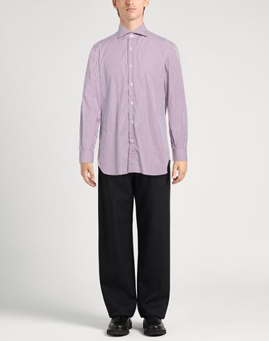 Man Shirt Burgundy Size 17 ½ Cotton