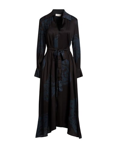 Woman Midi dress Black Size 4 Viscose