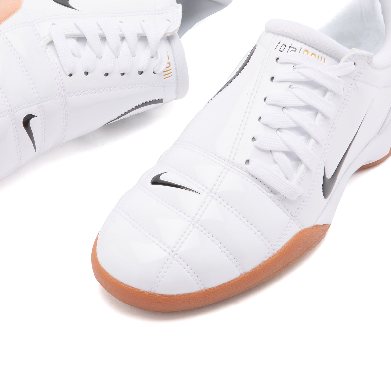 Women's T90 W Sneaker White/Black/Gold