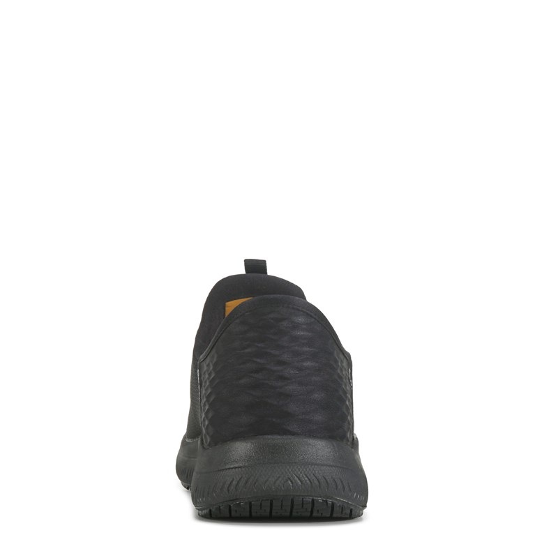 Work Men's Slip-Ins Summits Wide Slip Resistant Sneakers (Black)