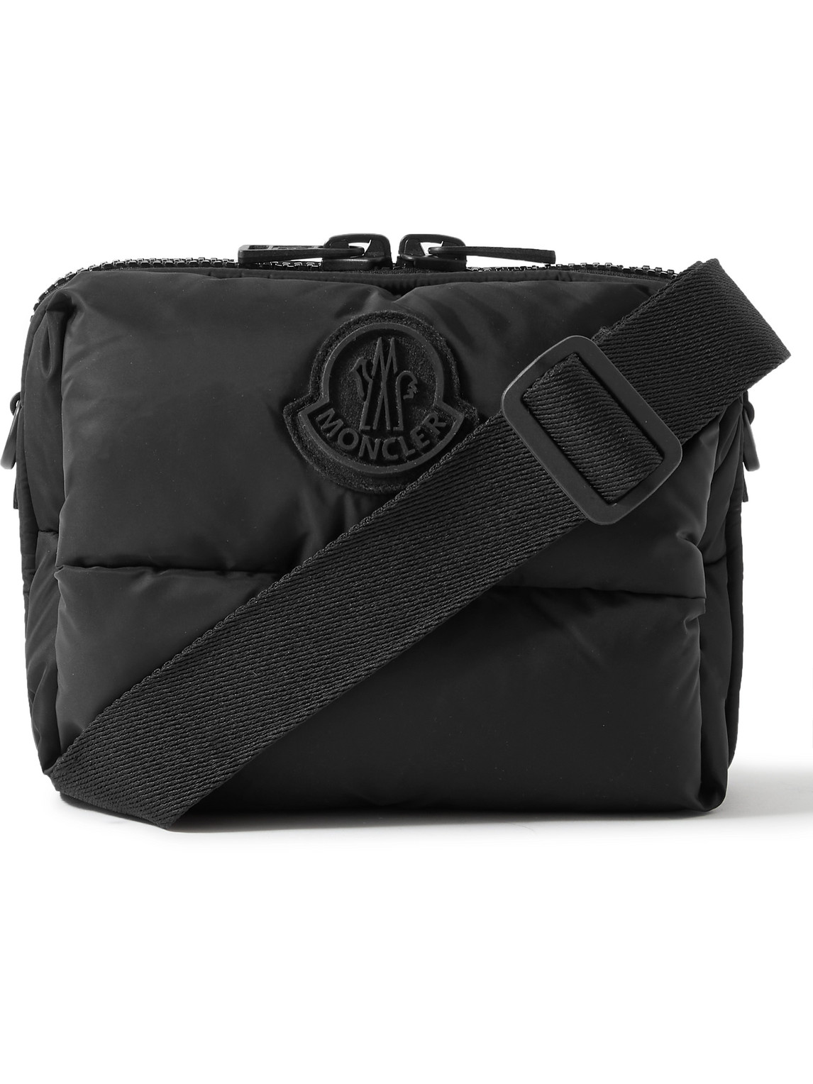 Legere Logo-Appliquéd Quilted Shell Messenger Bag