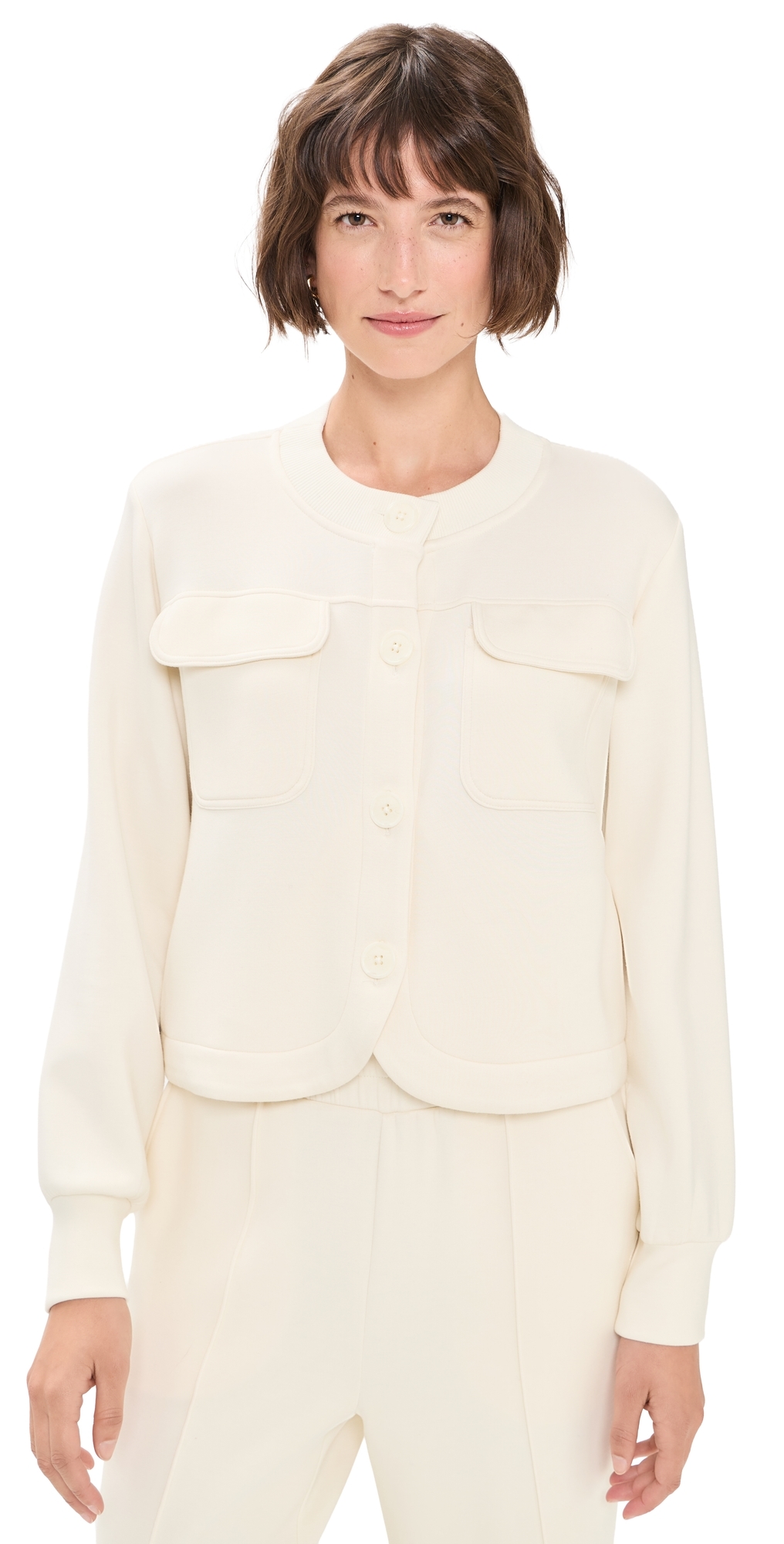 Hartwell Button Through Sweat Jacket Pristine