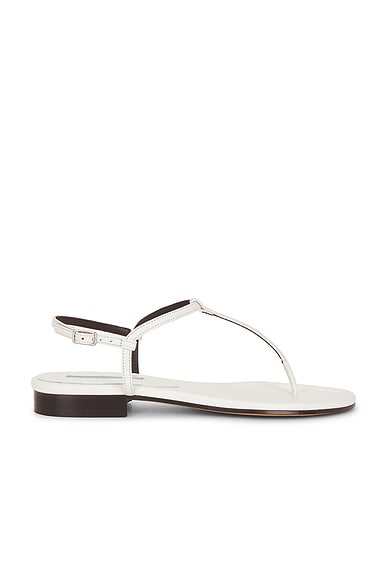 Emme Parsons Cecilia Sandal in Optic White Calfskin - White. 35 also , 38, 39