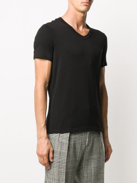 V-neck cotton T-shirt