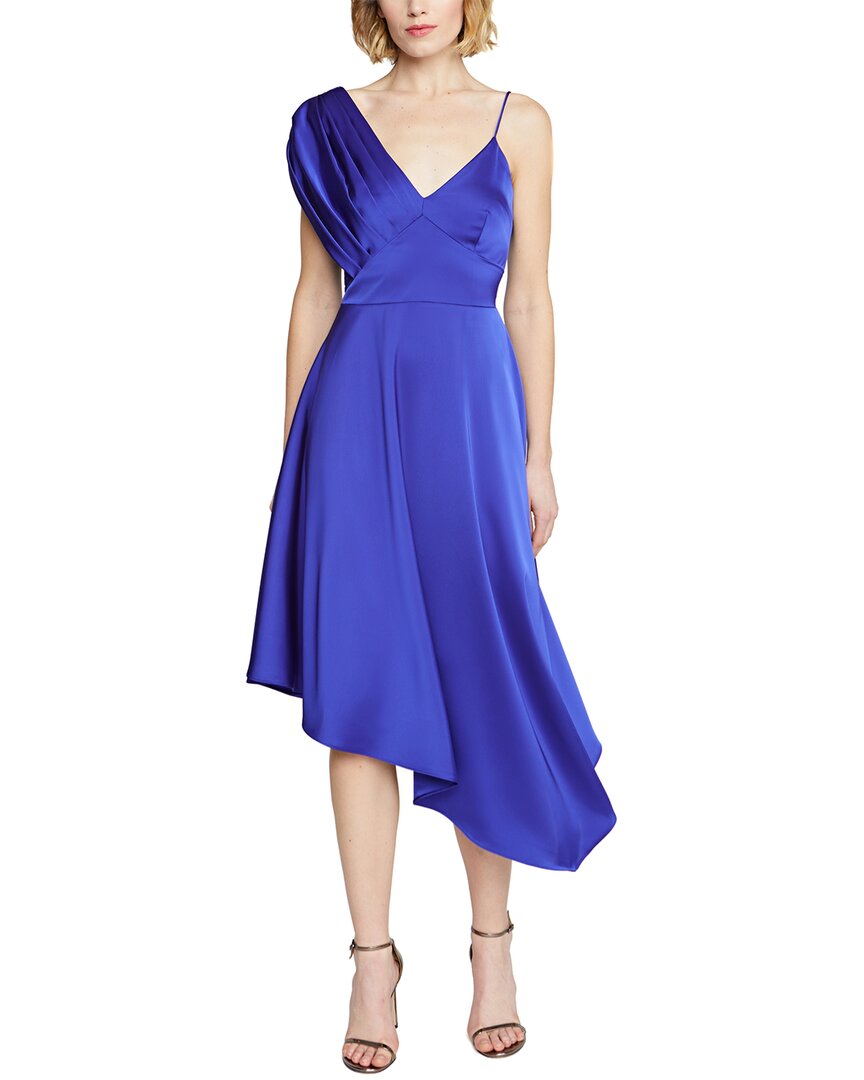 Theia Elsie Handkerchief Hem Dress