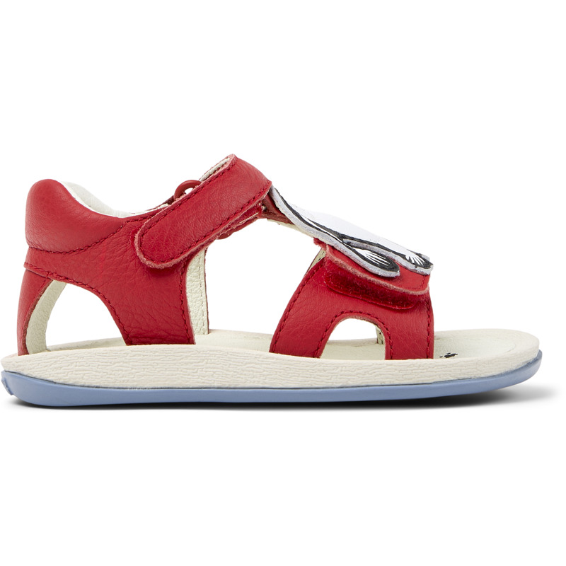 CAMPER Twins - Sandals for First walkers - Red, 22, Smooth leather